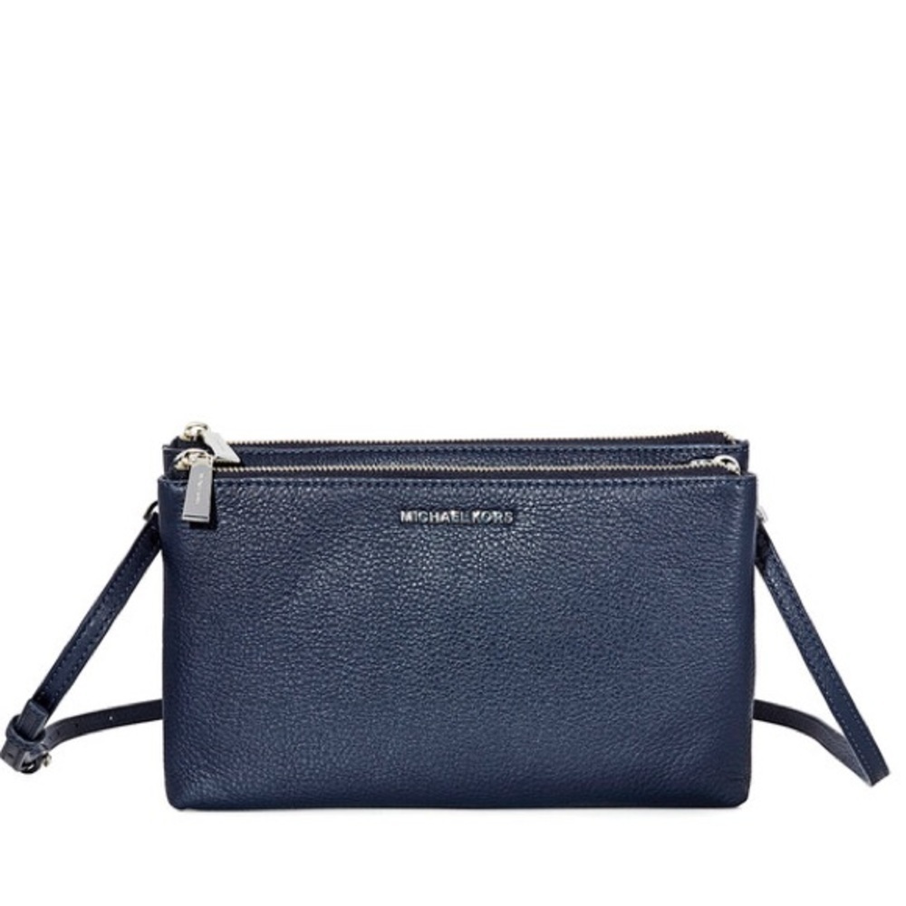 🌷HP🌷Michael Kors Adele Double-Zip Crossbody - Picture 1 of 12